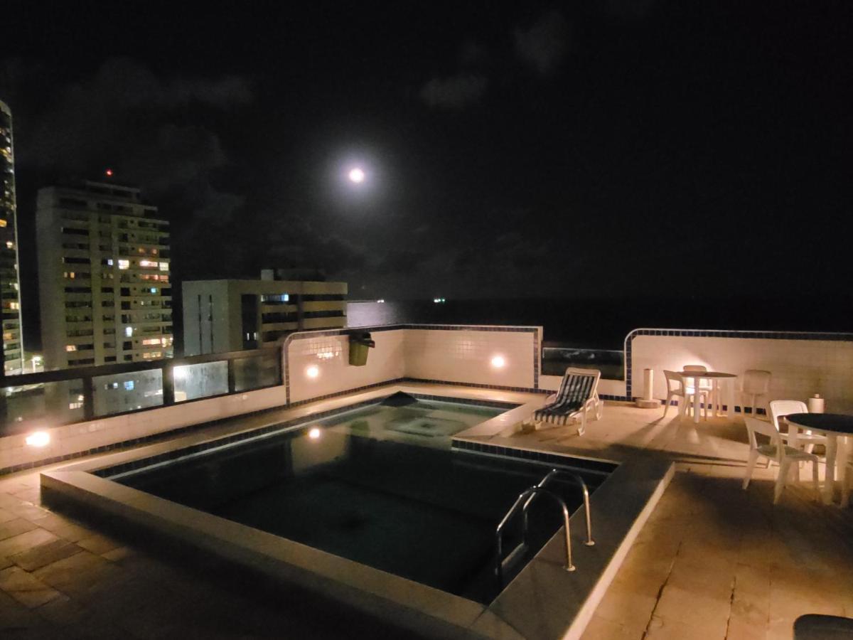 Apto De Frente Para O Mar, Piscina Na Cobertura Recife Buitenkant foto